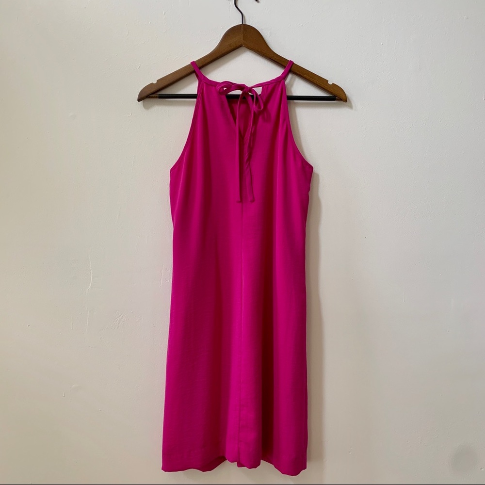 Pink Banana Republic Shift Dress with Tie